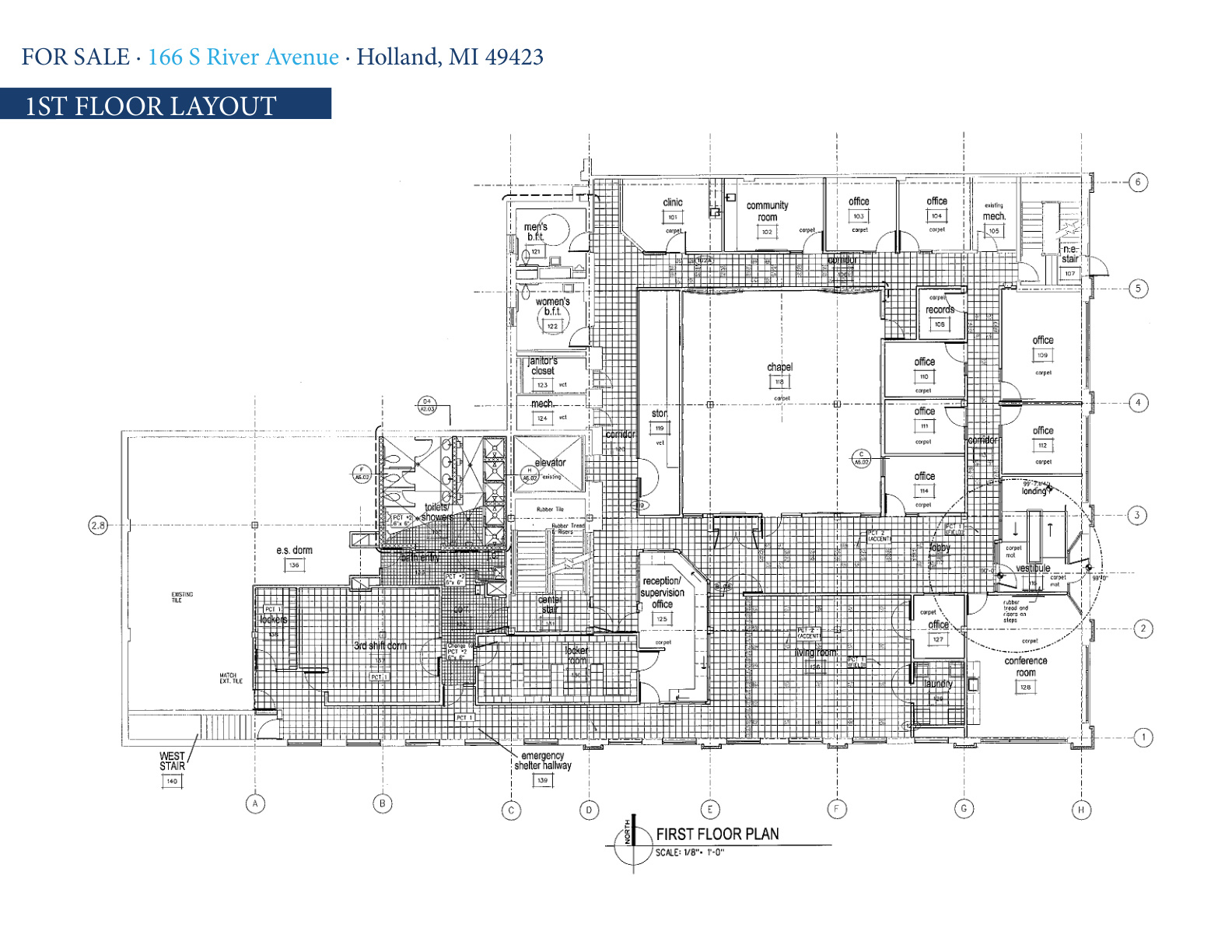First floor layout